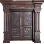 Exterior Standard Size Main Gate Double Security Doors