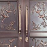 Main Gate Double Security Steel Doors Design